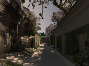 Landscape architecture 3D Model
