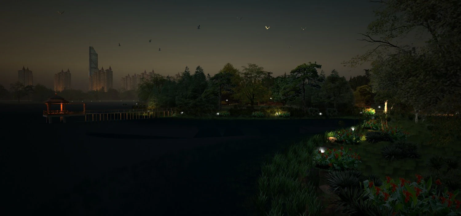 Park 3D Model .c4d .max .obj .3ds .fbx .stl .blend 