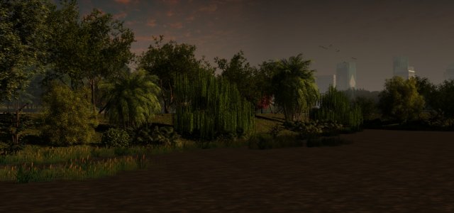Park 3D 모델 .c4d .max .obj .3ds .fbx .stl .blend 