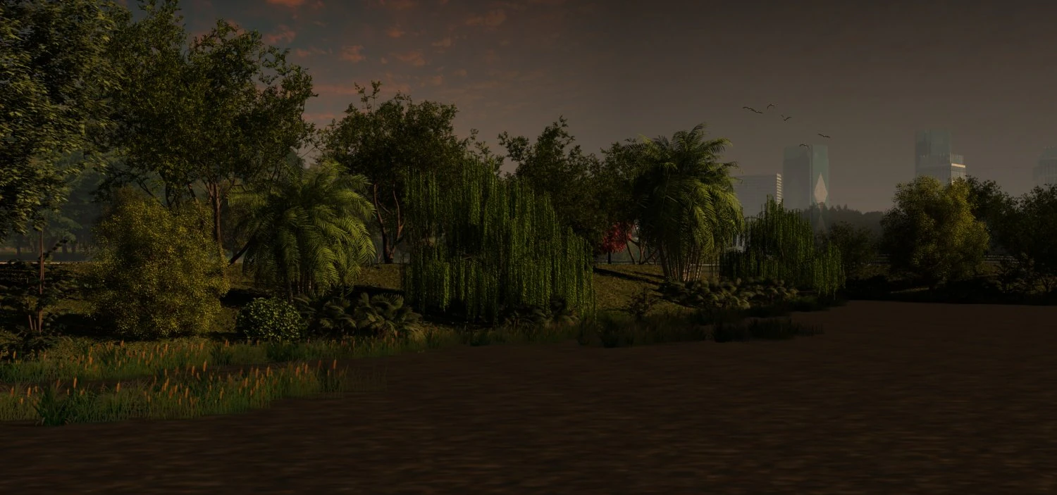 Park 3D Model .c4d .max .obj .3ds .fbx .stl .blend 