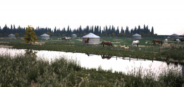 Grassland herdsmen Modelo 3D .c4d .max .obj .3ds .fbx .stl .blend 