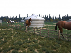 Grassland herdsmen Modelo 3D