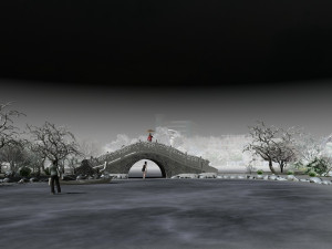 Snow scene 3D Model