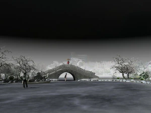 Schneeszene 3D Modell