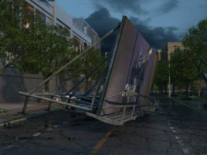 Building collapsed 3D Model