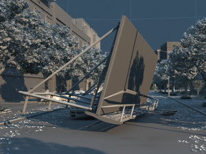 Building collapsed 3D मॉडल