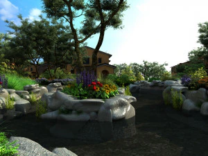 विला 3D मॉडल