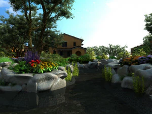 Villa 3D Model