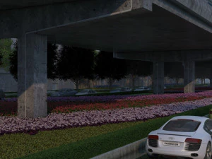 Здание рухнуло 3D Модель