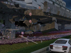 Building collapsed 3D Model