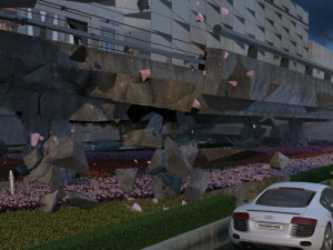Building collapsed 3D Model