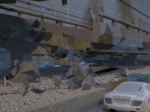 Building collapsed 3D Model
