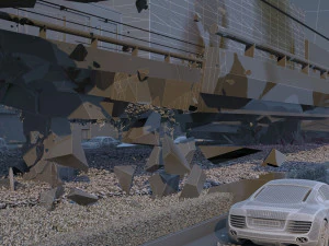 Building collapsed 3D Model