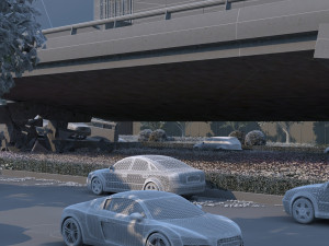 Building collapsed Modello 3D