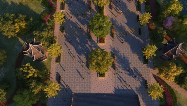Longevity village Modèle 3D .c4d .max .obj .3ds .fbx .stl .blend 