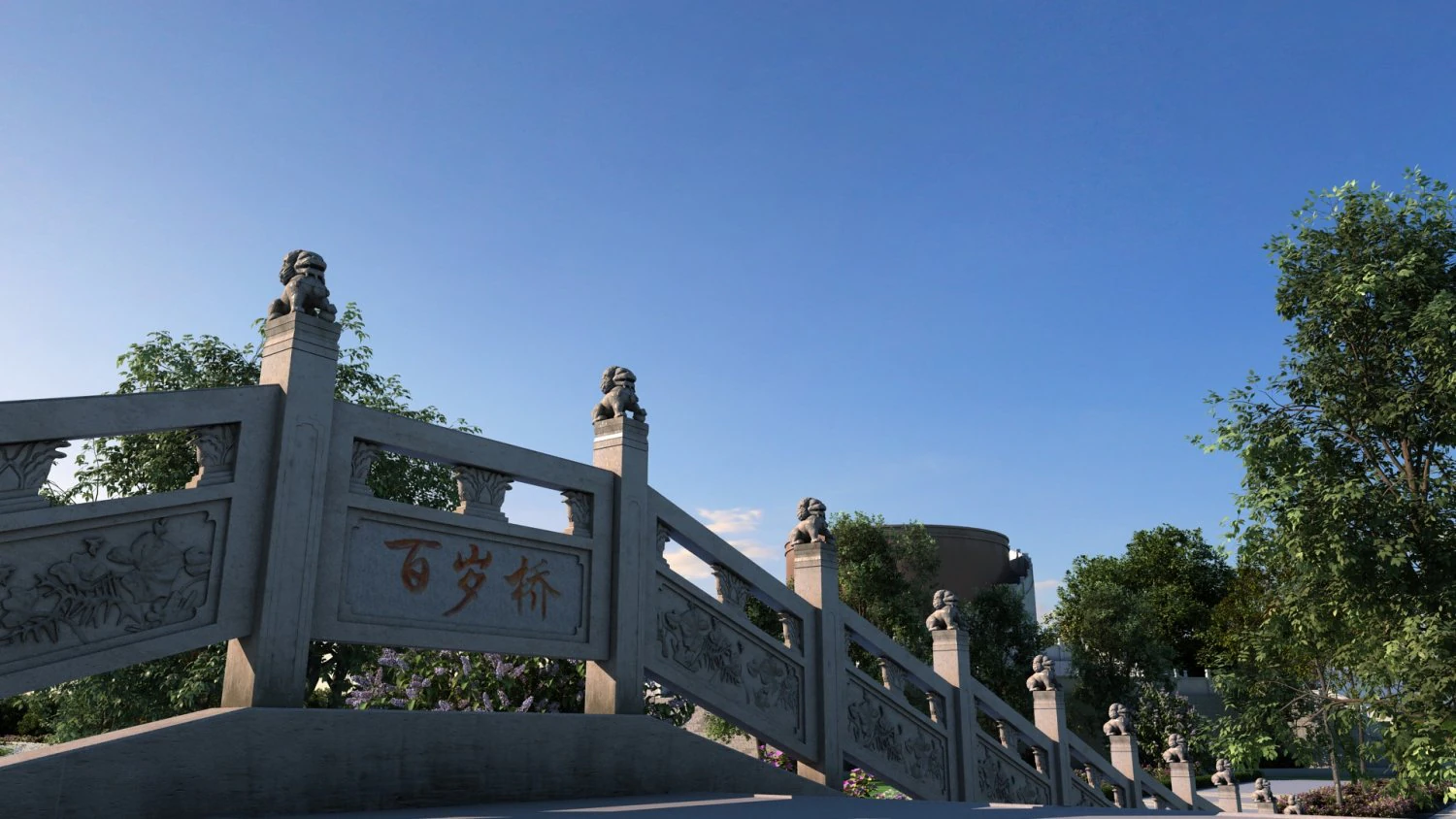 Stone bridge 3D Model .c4d .max .obj .3ds .fbx .stl .blend 