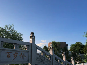 Stone bridge 3D Model
