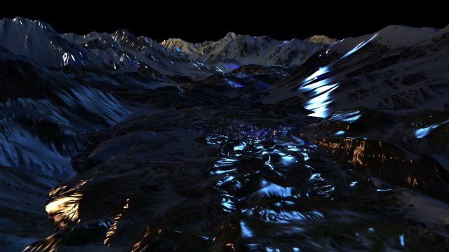 Kunlun Mountain 3D Model .c4d .max .obj .3ds .fbx .stl .blend 