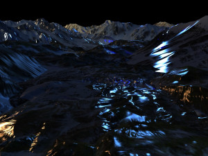 Kunlun Mountain 3D Model