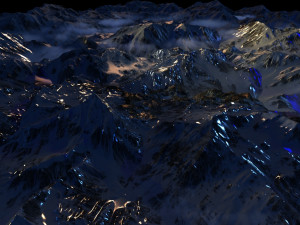Kunlun Mountain 3D Model