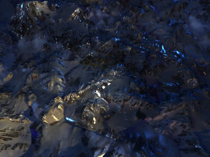 Kunlun Mountain 3D Model