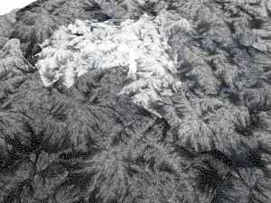Kunlun Mountain 3D Model