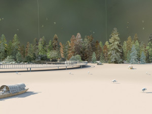 Lake boat 3D-Modell