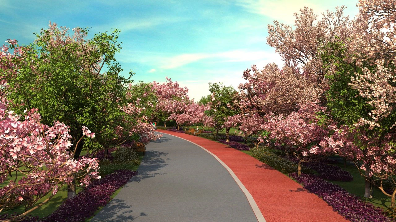 Taoyuan Road 3D Model .c4d .max .obj .3ds .fbx .stl .blend 