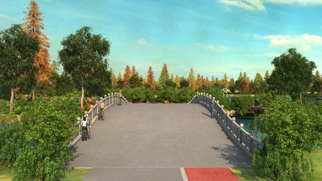 Lakeside Model 3D .c4d .max .obj .3ds .fbx .stl .blend 
