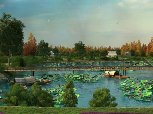 Lotus Pond 3D Model