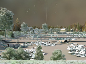 Lotus Pond Modello 3D