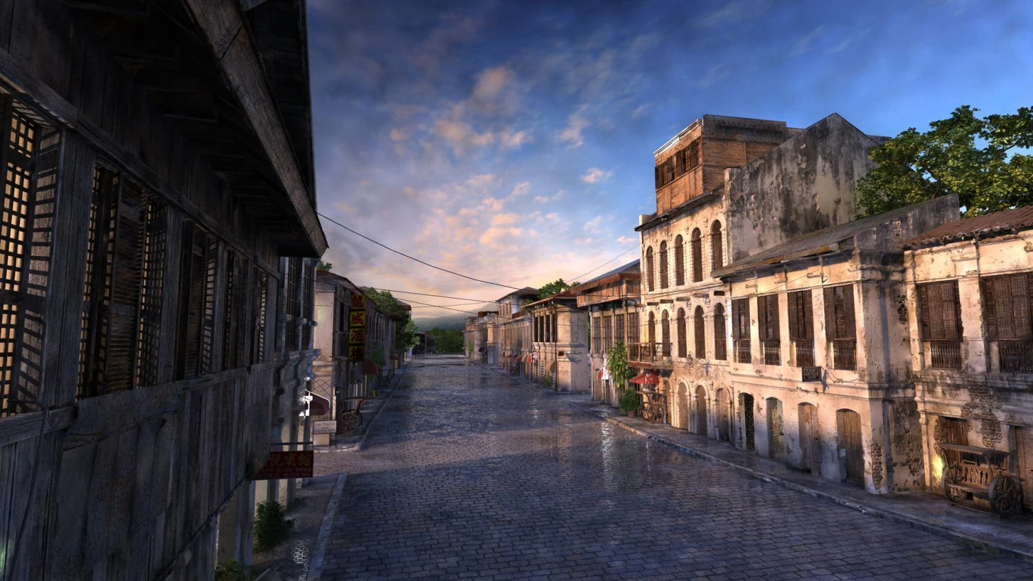 Old town renovation 3D Model .c4d .max .obj .3ds .fbx .stl .blend