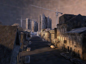 Old town renovation 3D Model