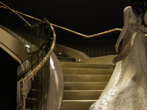 Woman going upstairs 3D Model