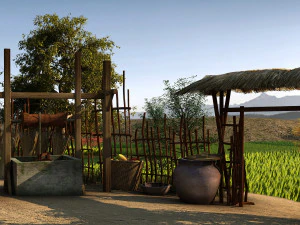 Cottages 3D Model