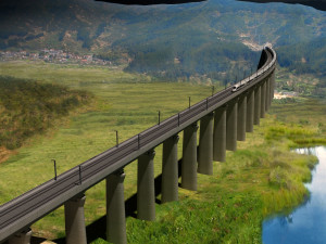 Railway Model 3D