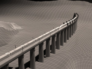 Railway Model 3D