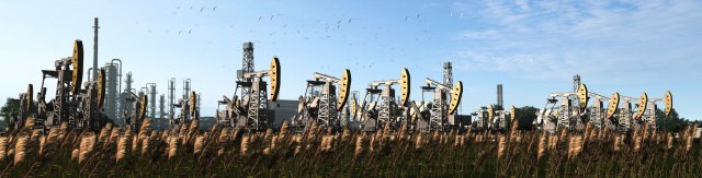 Pump oil 3D 模型 .c4d .max .obj .3ds .fbx .stl .blend 