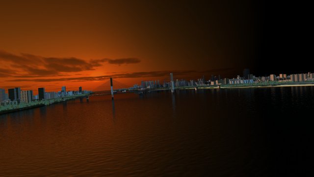Sea bridge 3Dモデル .c4d .max .obj .3ds .fbx .stl .blend 