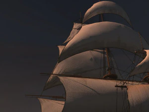 Squadra di vela Modello 3D