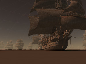 Sailing team Model 3D