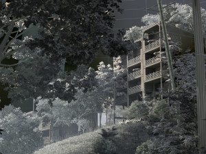 Mountain cabin Model 3D