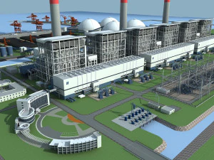 Power plant 3D Model