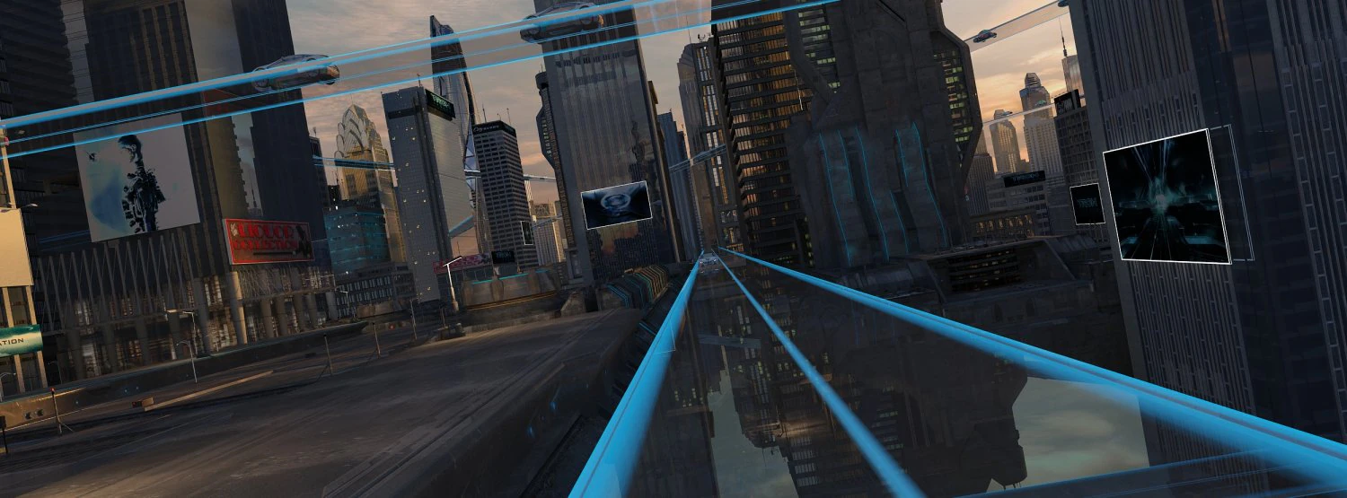 Futuristic city 3D Model .c4d .max .obj .3ds .fbx .stl .blend 