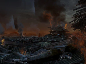 Ancient city ruins 3D Model