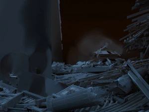 Ancient city ruins 3D Model