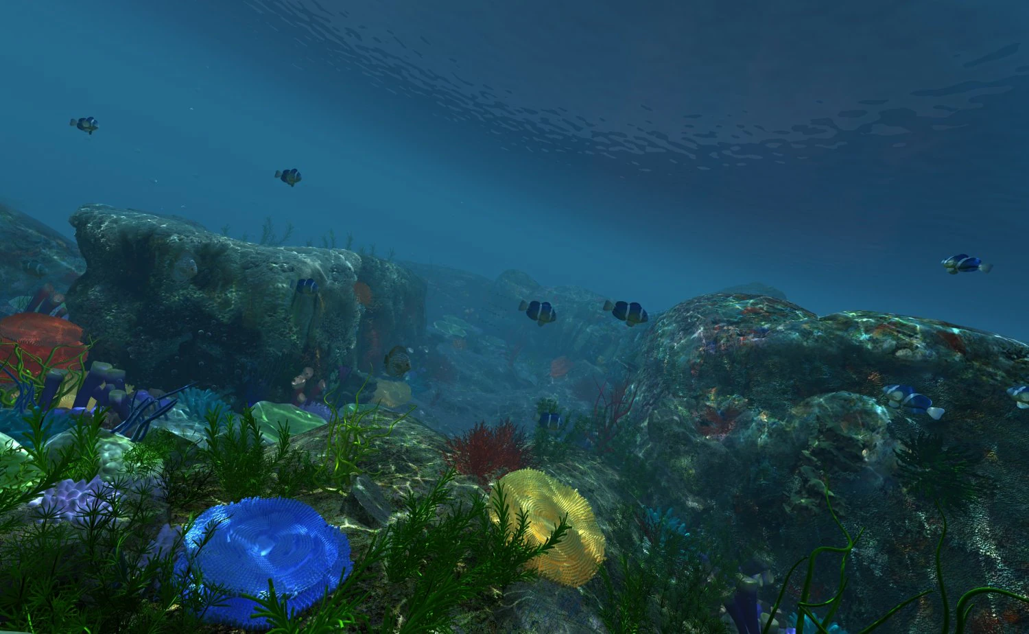 Underwater World 3D Model .c4d .max .obj .3ds .fbx .stl .blend 