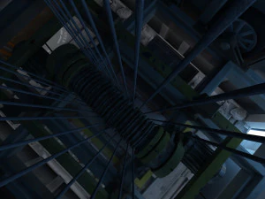 엘리베이터 샤프트 3D 모델