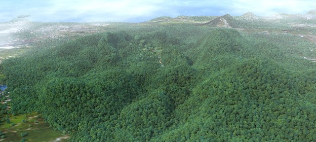 Mountain road Model 3D .c4d .max .obj .3ds .fbx .stl .blend 