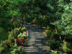 Mountain road Model 3D